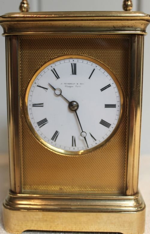 fig 1. striking carriage clock by Drocourt