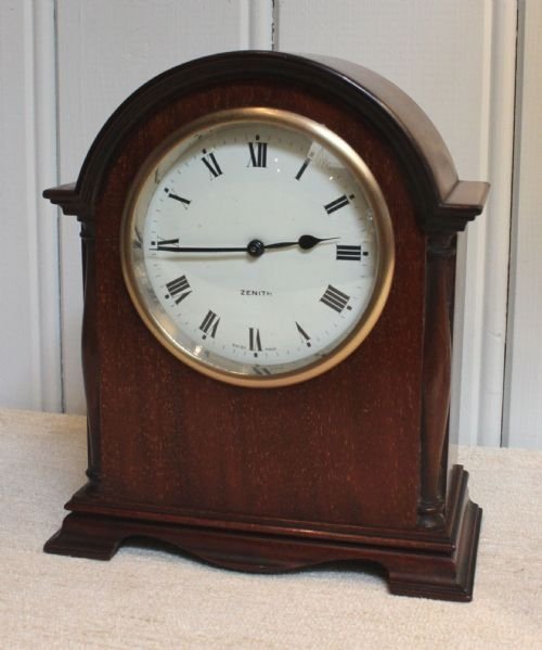 Small Mahogany Mantel Clock