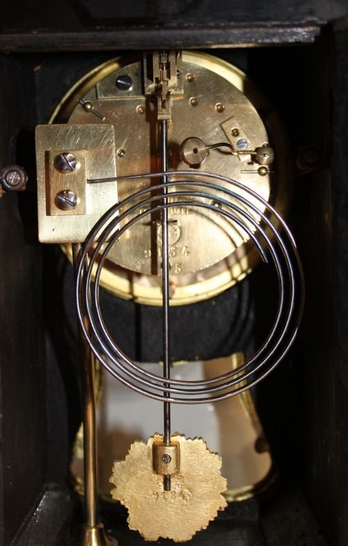 fig 3. French Boulle mantel clock 
