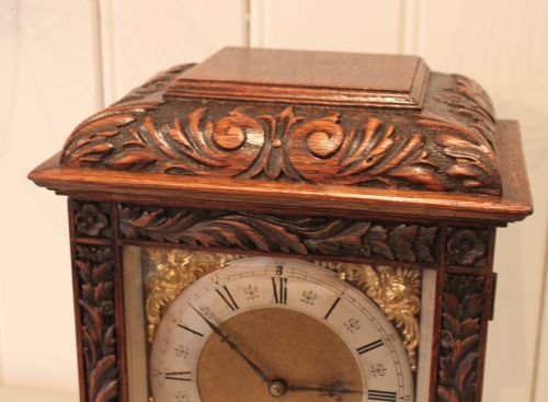 fig 1. oak Ting Tang bracket clock- 1857