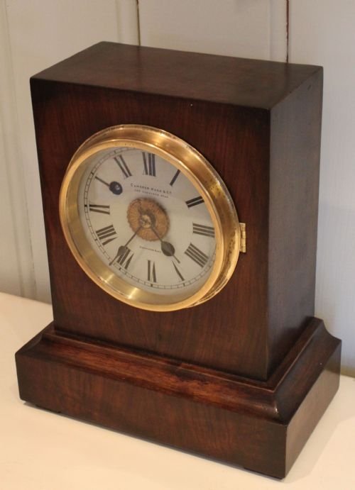 fig 1. walnut mantel clock