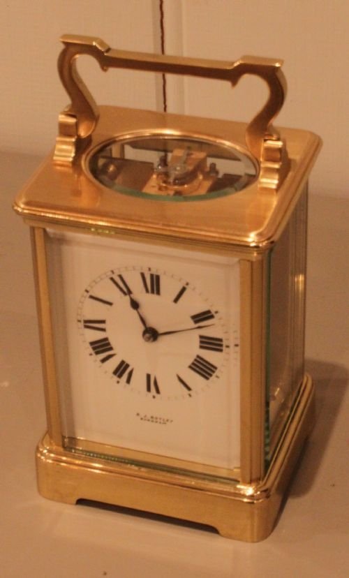 fig 1. large timepiece carriage clock 