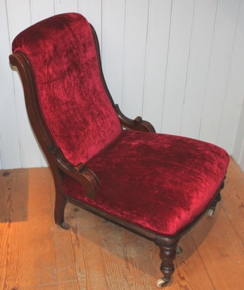 Mahogany Library Chair