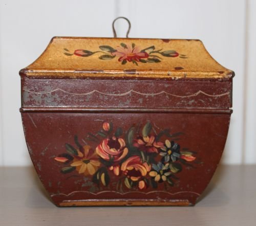 French Toleware Tea Caddy