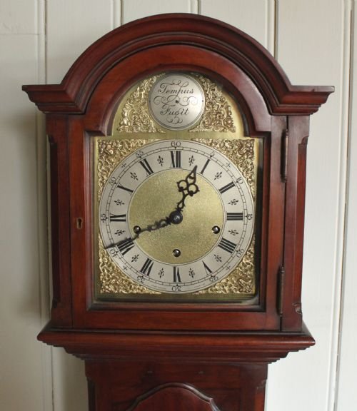 fig 1. mahogany grandmother clock