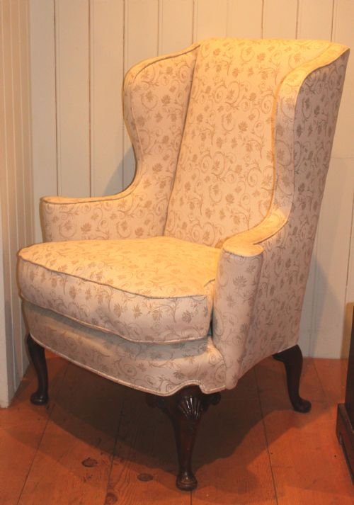 George I Style Wing Armchair