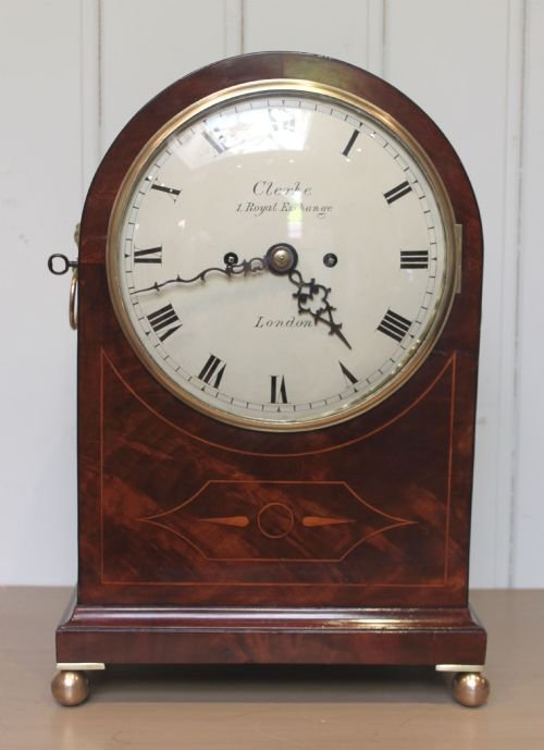 fig 1. Regency mahogany bracket clock