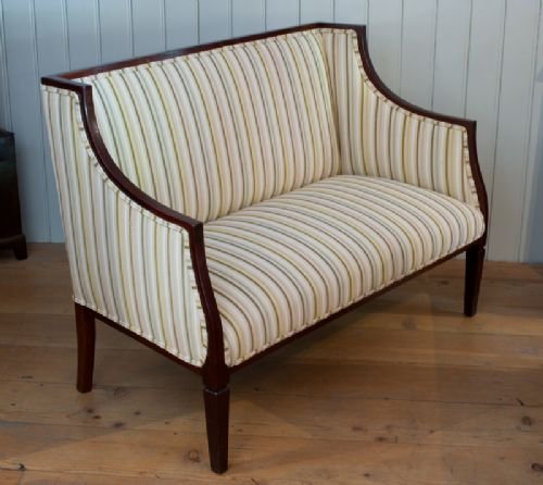 Edwardian Mahogany Settee