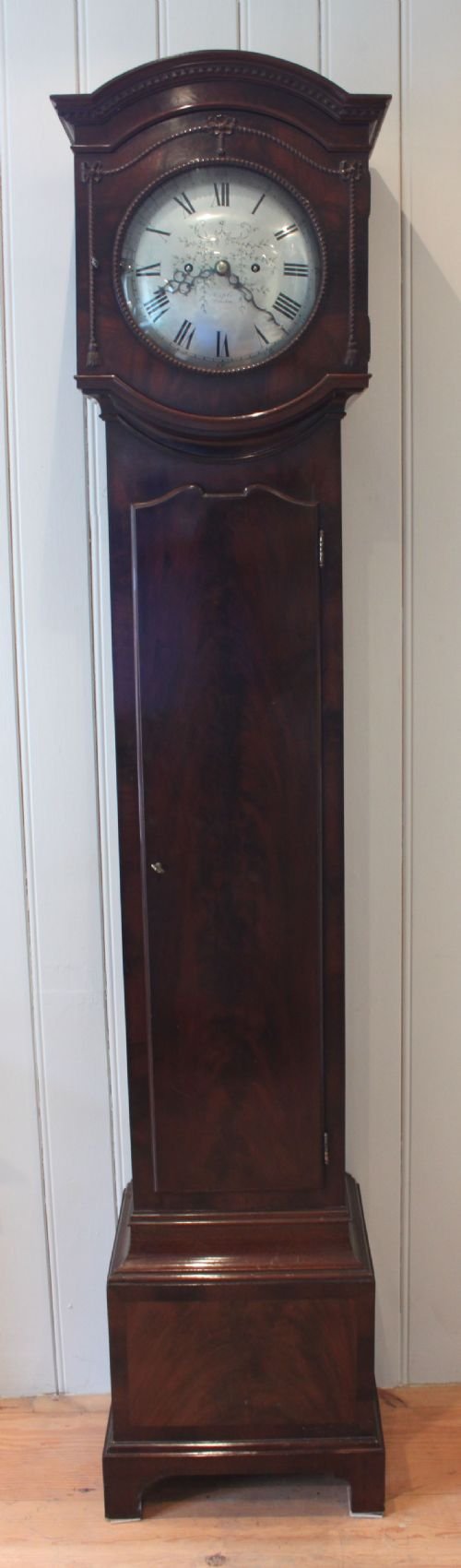 Small Mahogany Longcase Clock by Maple, London