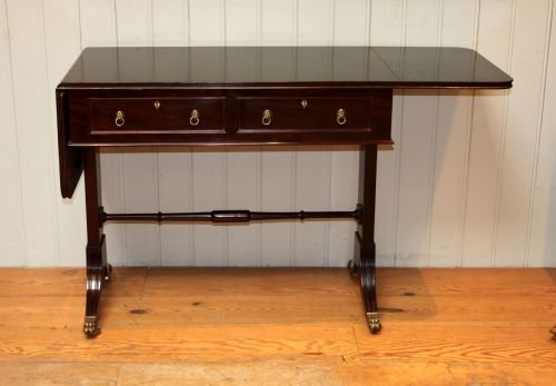 fig 1. Early 20th century mahogany sofa table