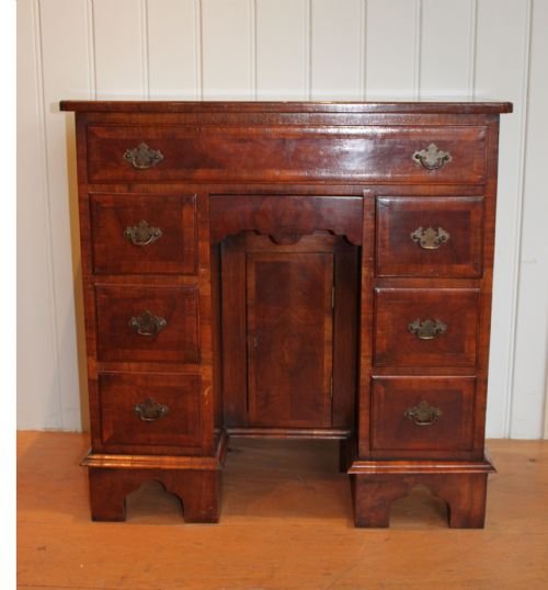 George II Style Knee Hole Writing Desk  

