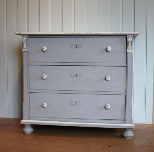 Late 19th Century Painted Chest of Drawers  
