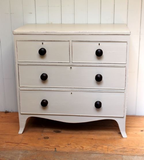 Early 19th Century Painted Pine Chest of Drawers