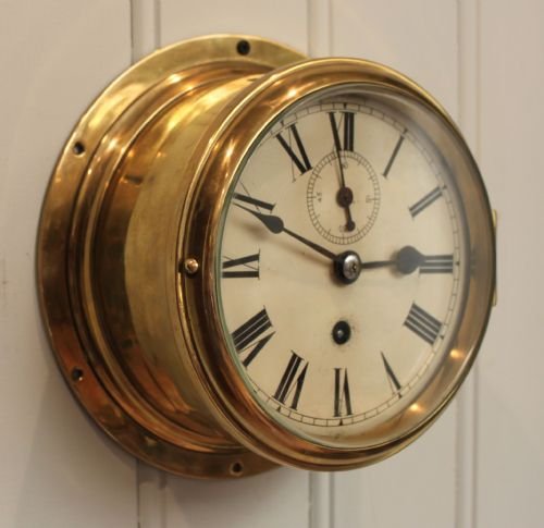 fig 1. Brass Ships Bulkhead clock
