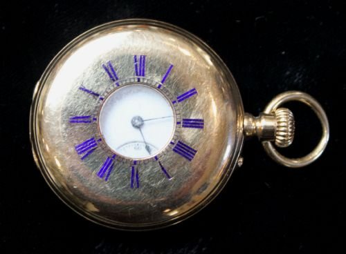 18ct Gold Half Hunter Pocket Watch