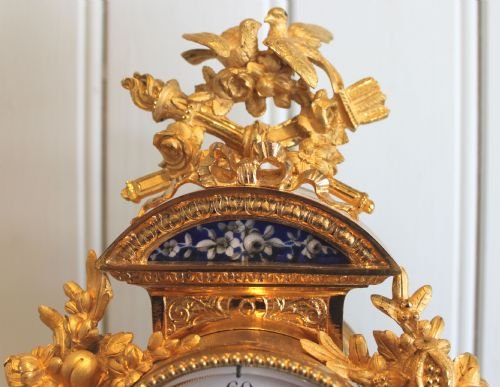 fig 1. French Ormolu Mantel Clock by Le Roy & Fils of Paris