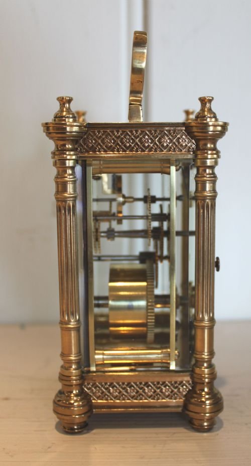 fig 1. Timepiece filigree carriage clock