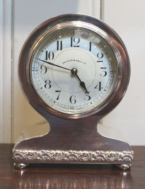 fig 1. Silver Plated Balloon Clock