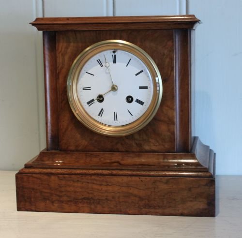 Walnut Striking Mantel Clock