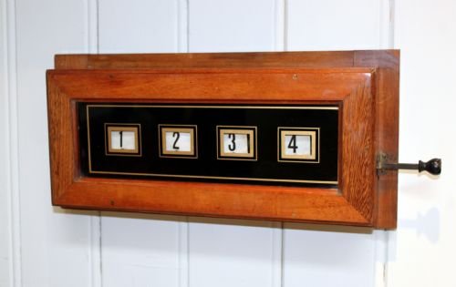 Edwardian Servants Bell Indicator