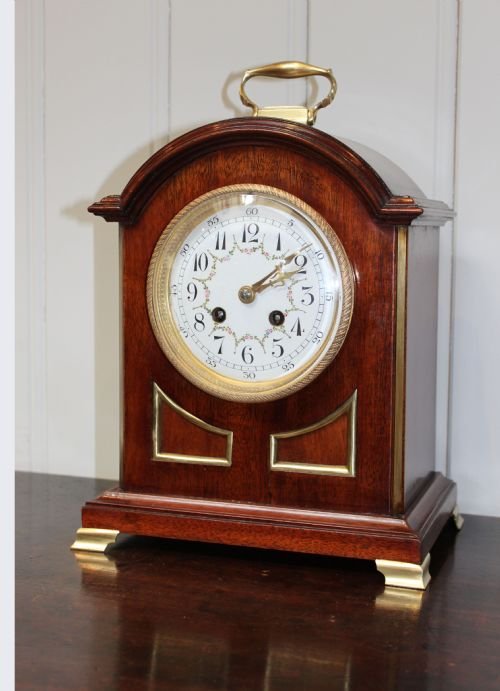 Late 19th Century Mahogany Bracket Clock 

