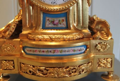 fig 1. French Ormolu Mantel Clock