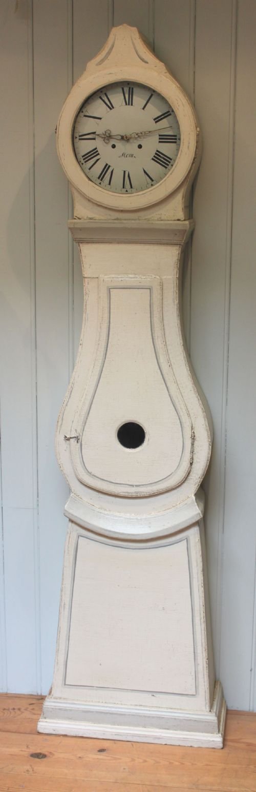 Swedish Painted Mora Longcase Clock