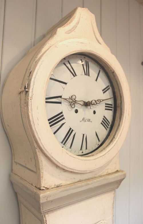 fig 1. Swedish Painted Mora Longcase Clock
