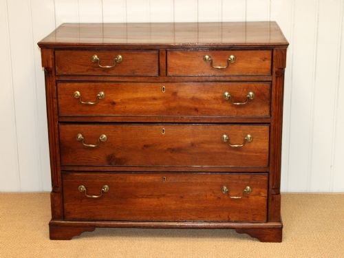 Late 18th Century Solid Oak Dressing Chest