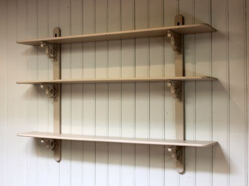Painted French Bar Shelves