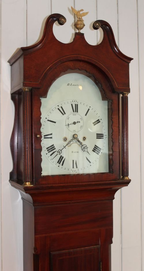 Well Proportioned Mahogany Longcase Clock