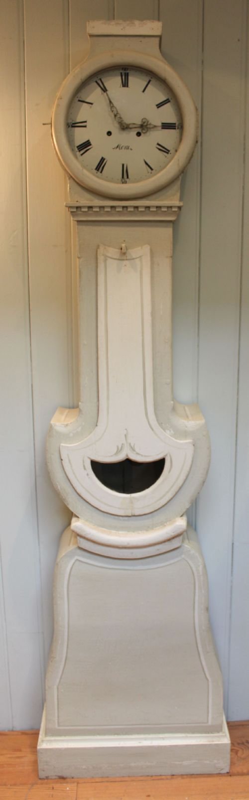 Swedish Painted Mora Longcase Clock