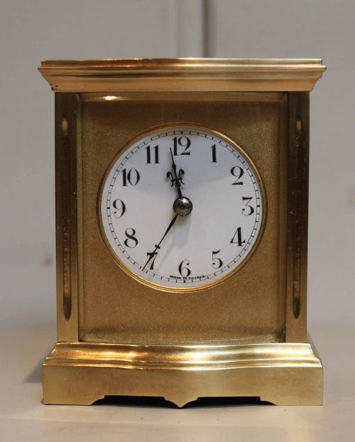 fig 1. Sepentine Fronted Travelling Clock