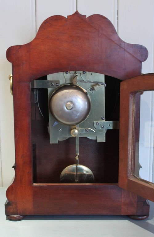fig 1. Large Mahogany Bracket Clock