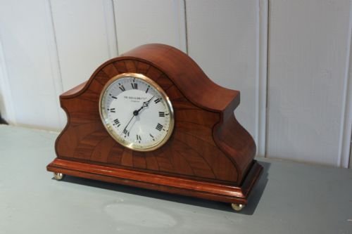 fig 1. Walnut Art Deco Influenced Mantel Clock