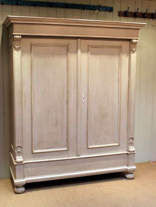 Late 19th Century Continental Painted Wardrobe