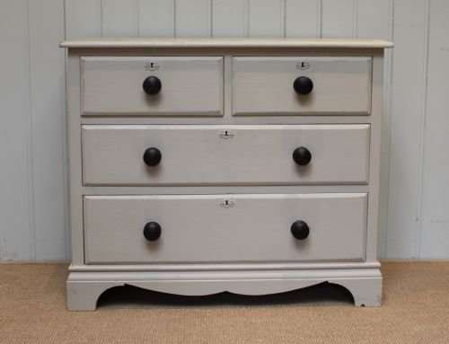 Painted Pine Chest of Drawers