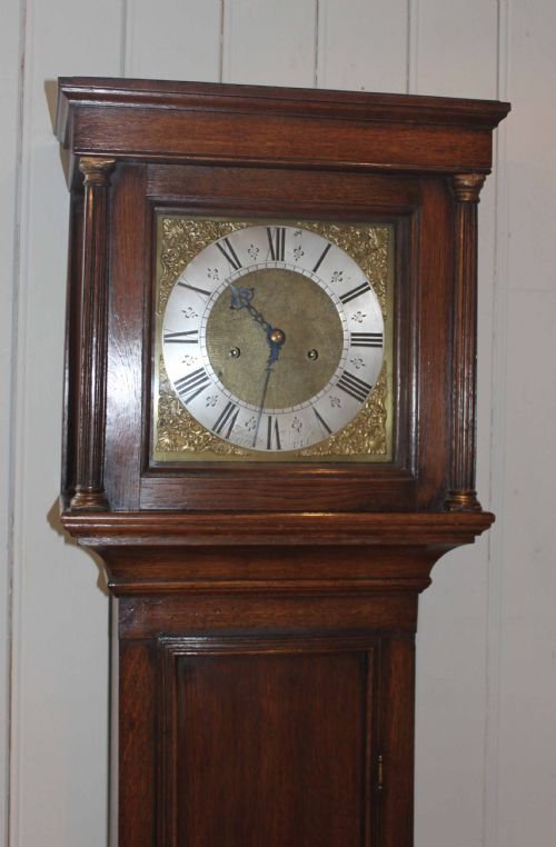 fig 1. Oak Longcase Clock
