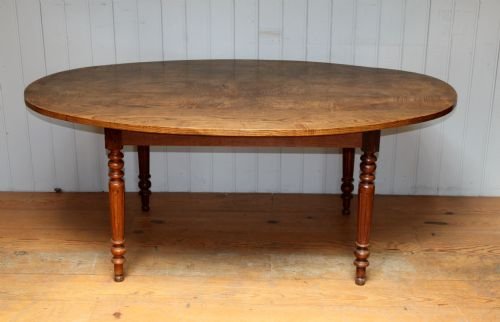 Late 19th Century Oval Topped Table  
