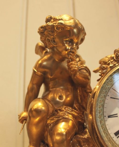 fig 1. French Ormolu Mantel Clock