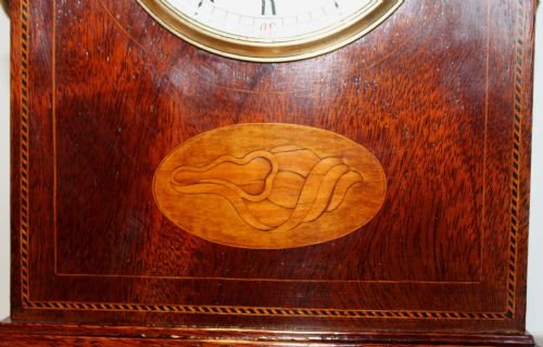 fig 1. Mahogany and Inlaid Mantel Clock 