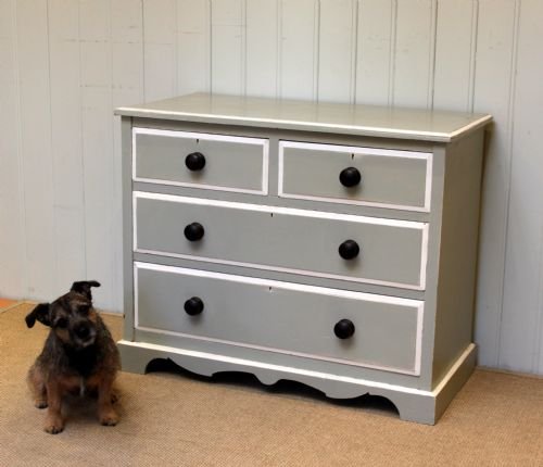 Victorian Painted Pine Chest of Drawers