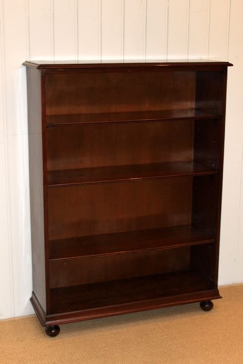 Solid Mahogany Open Bookshelves  


