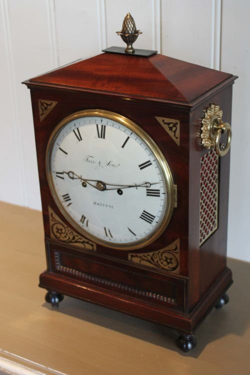 Regency Chamfer Top Bracket Clock