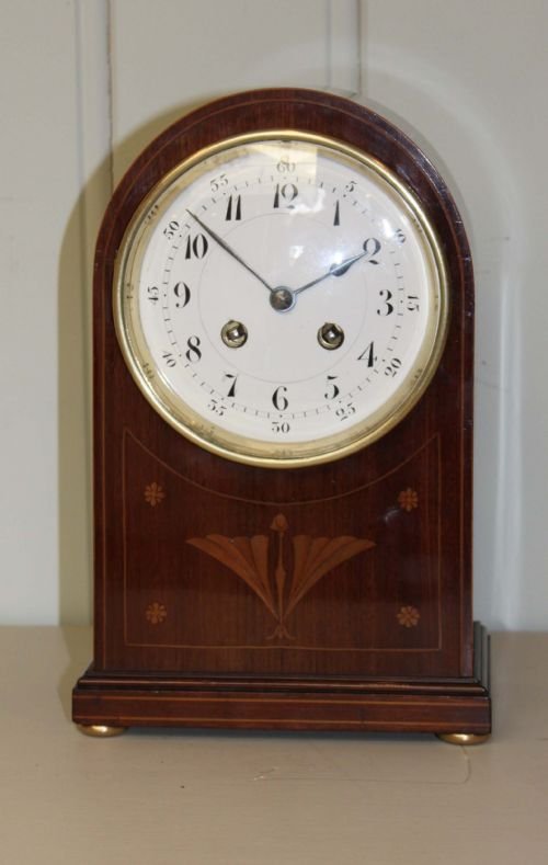 fig 1. Edwardian and Inlay Mantel Clock
