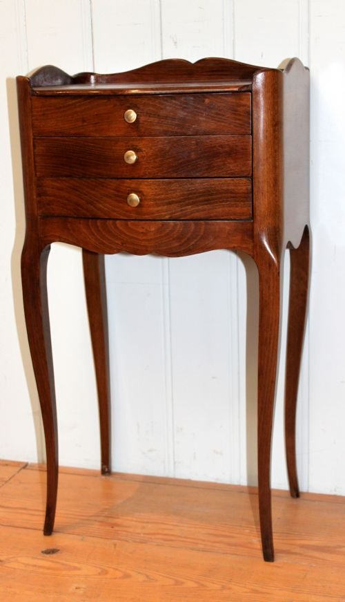 1920s Beechwood Three Drawer Cabinet