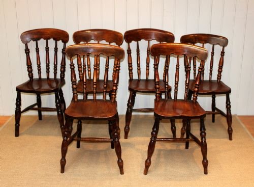 Matched Set of Six Windsor Chairs