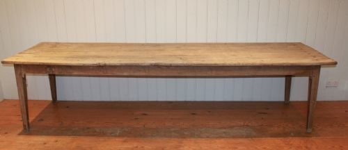 Substantial 3 Metre French Rustic Farmhouse Table