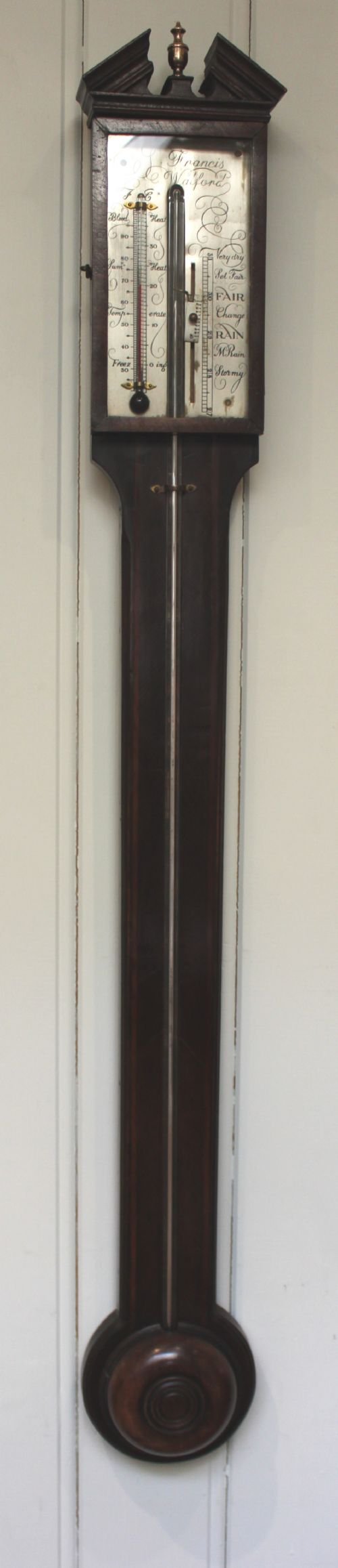 Mahogany Stick Barometer