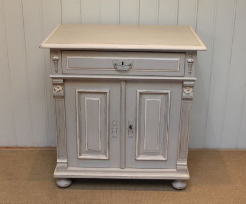 Late 19th Century Continental Painted Side Cabinet